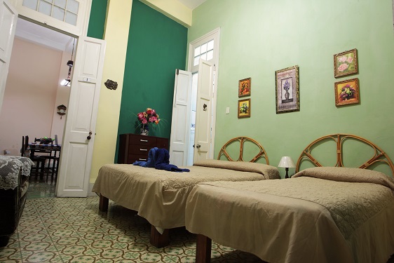 'Habitacion 1' Casas particulares are an alternative to hotels in Cuba.