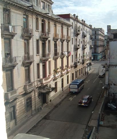 'View from Balcony' Casas particulares are an alternative to hotels in Cuba.