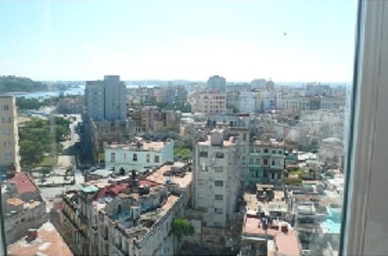 'Vista de la ciudad desde la ventana' Casas particulares are an alternative to hotels in Cuba.