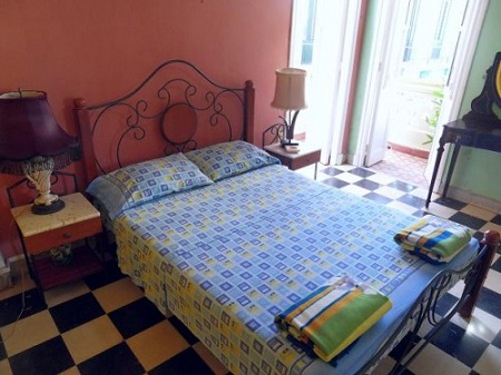 'Bedroom' Casas particulares are an alternative to hotels in Cuba.