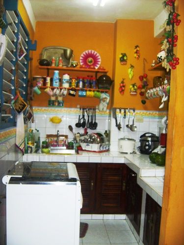 'kitchen' Casas particulares are an alternative to hotels in Cuba.