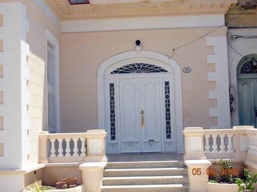 'Main entrance' Casas particulares are an alternative to hotels in Cuba.