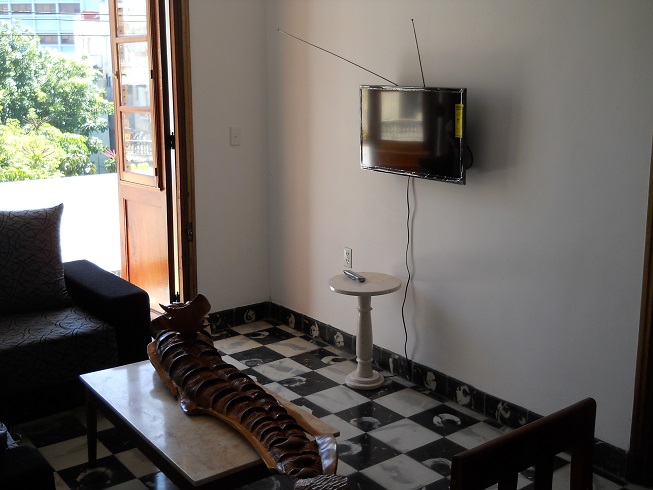 'Living room' Casas particulares are an alternative to hotels in Cuba.