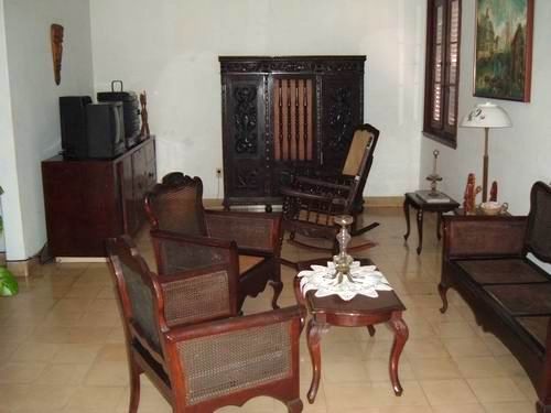 'Living room' Casas particulares are an alternative to hotels in Cuba.