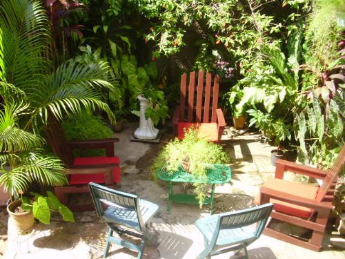 'PATIO' Casas particulares are an alternative to hotels in Cuba.