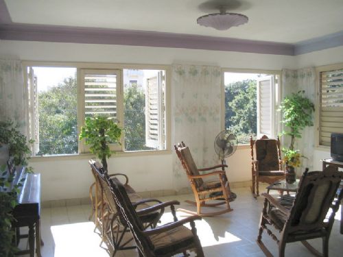 'LIVING ROOM' Casas particulares are an alternative to hotels in Cuba.