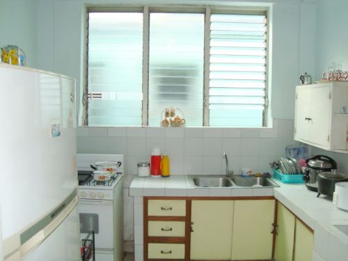 'COCINA' Casas particulares are an alternative to hotels in Cuba.