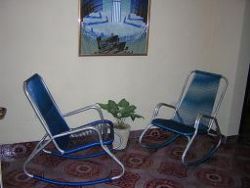 'Living room' Casas particulares are an alternative to hotels in Cuba.