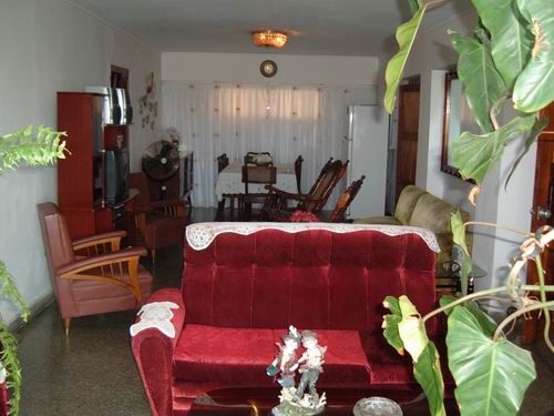 'Living room1' Casas particulares are an alternative to hotels in Cuba.