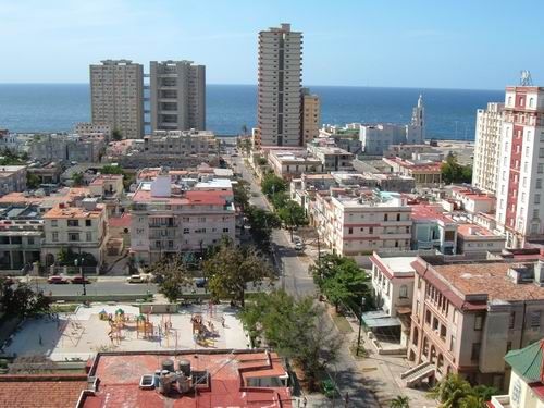 'View from Terrace' Casas particulares are an alternative to hotels in Cuba.