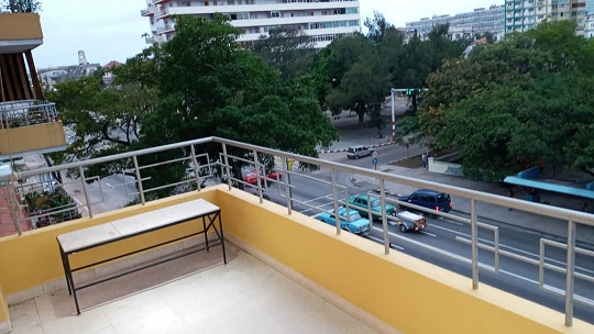 'View from Balcony' Casas particulares are an alternative to hotels in Cuba.