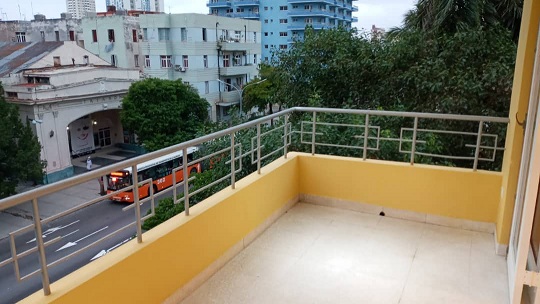 'View from the balcony' Casas particulares are an alternative to hotels in Cuba.