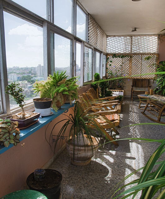 'Balcony' Casas particulares are an alternative to hotels in Cuba.