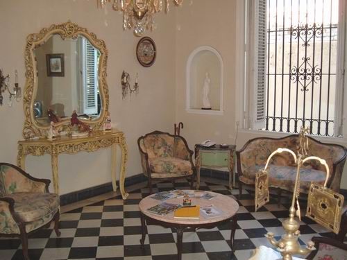 'Livingroom' Casas particulares are an alternative to hotels in Cuba.