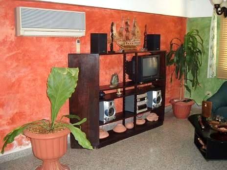 'Living room' Casas particulares are an alternative to hotels in Cuba.