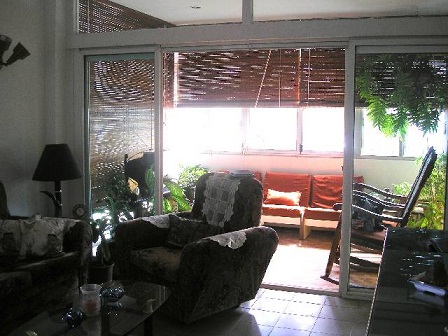 'Living room and terrace' Casas particulares are an alternative to hotels in Cuba.