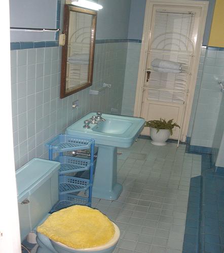 'Bathroom' Casas particulares are an alternative to hotels in Cuba.