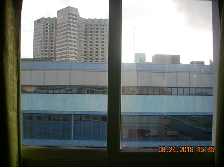 'View from the window of the living room' Casas particulares are an alternative to hotels in Cuba.