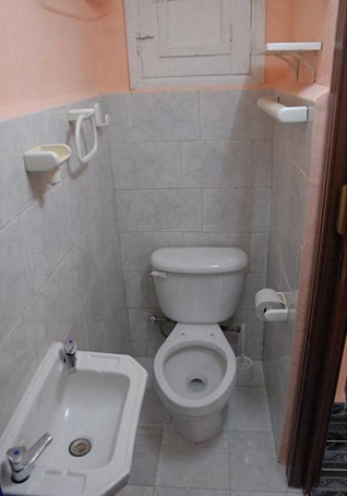 'Bathroom' Casas particulares are an alternative to hotels in Cuba.