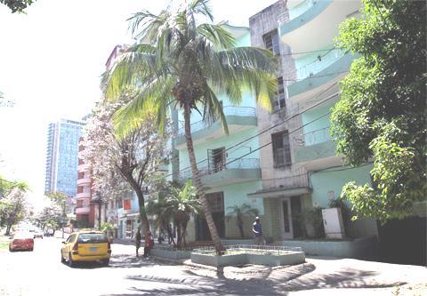 'Building view' Casas particulares are an alternative to hotels in Cuba.