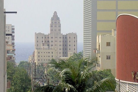 'View from terrace' Casas particulares are an alternative to hotels in Cuba.