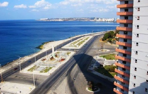 'View from terrace' Casas particulares are an alternative to hotels in Cuba.