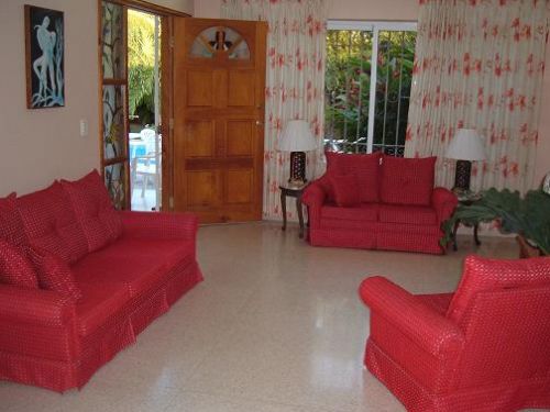 'Living room' Casas particulares are an alternative to hotels in Cuba.