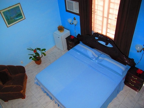 'Cascada Bedroom' Casas particulares are an alternative to hotels in Cuba.
