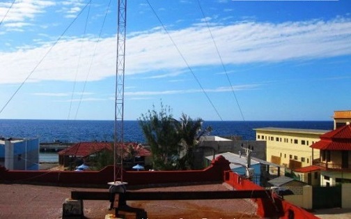 'View from the roof terrace' Casas particulares are an alternative to hotels in Cuba.