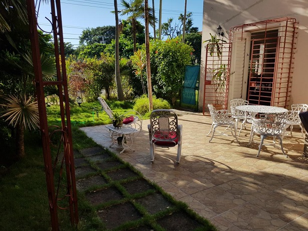 'Backyard' Casas particulares are an alternative to hotels in Cuba.