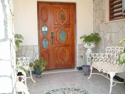 'Entrance' Casas particulares are an alternative to hotels in Cuba.