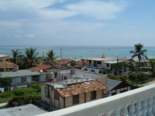 'View from terrace' Casas particulares are an alternative to hotels in Cuba.