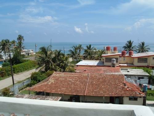 'View from terrace2' Casas particulares are an alternative to hotels in Cuba.