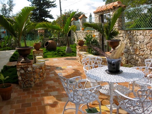 'Patio' Casas particulares are an alternative to hotels in Cuba.