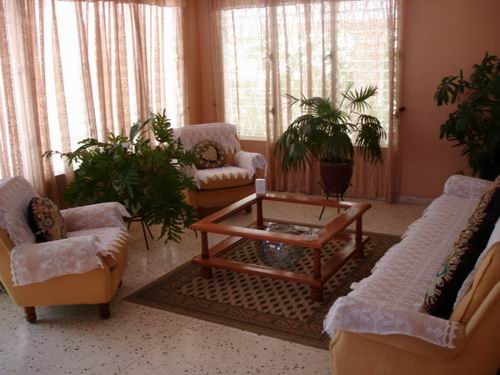 'Living room' Casas particulares are an alternative to hotels in Cuba.