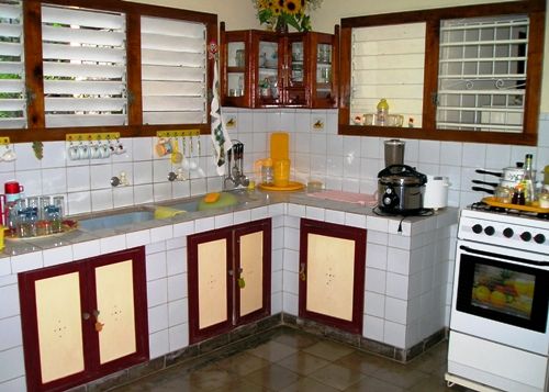 'kitchen' Casas particulares are an alternative to hotels in Cuba.