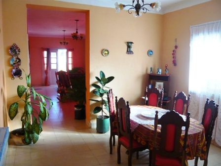 'Dining and living room' Casas particulares are an alternative to hotels in Cuba.