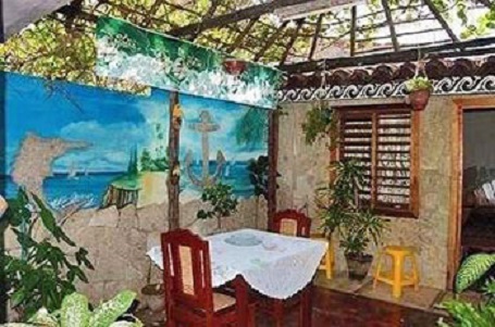 'Patio' Casas particulares are an alternative to hotels in Cuba.