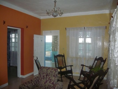 'Living room' Casas particulares are an alternative to hotels in Cuba.