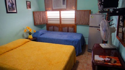 'Bedroom' Casas particulares are an alternative to hotels in Cuba.