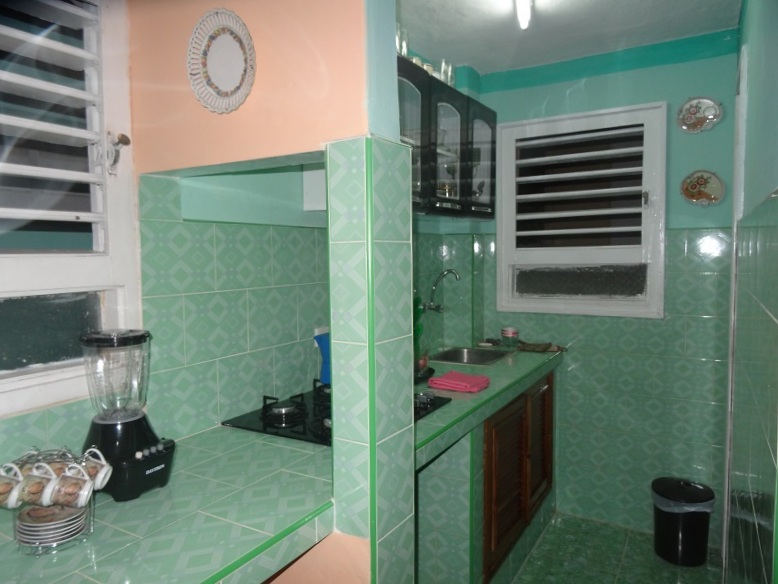 'Cocina' Casas particulares are an alternative to hotels in Cuba.
