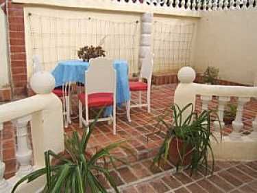 'Terrace' Casas particulares are an alternative to hotels in Cuba.