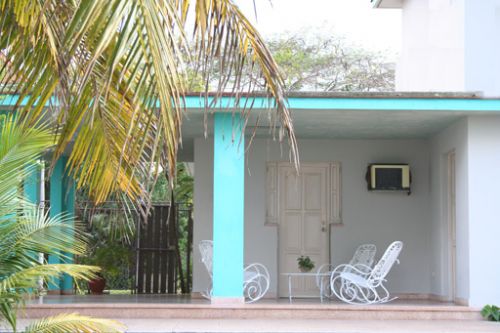 'Entrance' Casas particulares are an alternative to hotels in Cuba.
