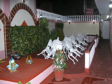 'Terrace' Casas particulares are an alternative to hotels in Cuba.