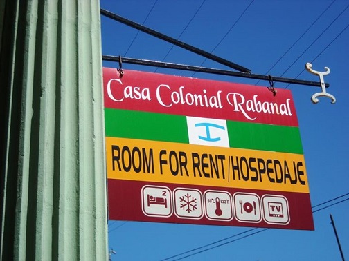 'Cartel ' Casas particulares are an alternative to hotels in Cuba.