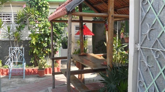 'Patio' Casas particulares are an alternative to hotels in Cuba.