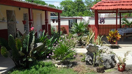 'Patio' Casas particulares are an alternative to hotels in Cuba.