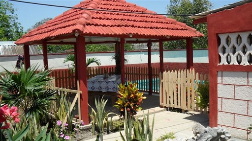 'Patio' Casas particulares are an alternative to hotels in Cuba.