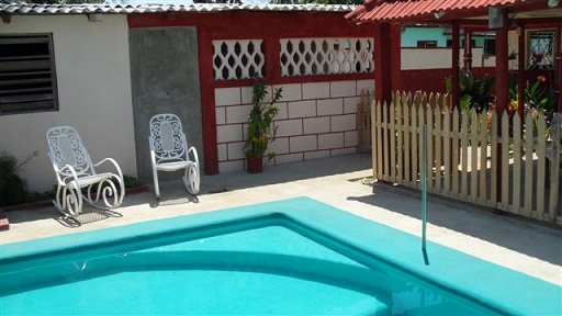 'Swimming pool' Casas particulares are an alternative to hotels in Cuba.