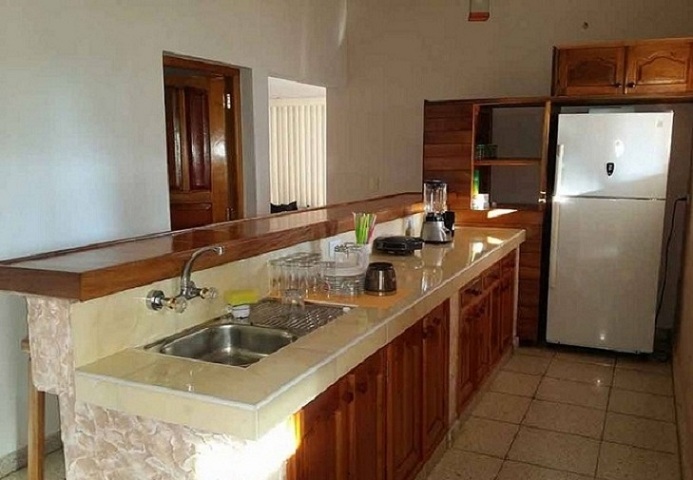 'Cocina' Casas particulares are an alternative to hotels in Cuba.